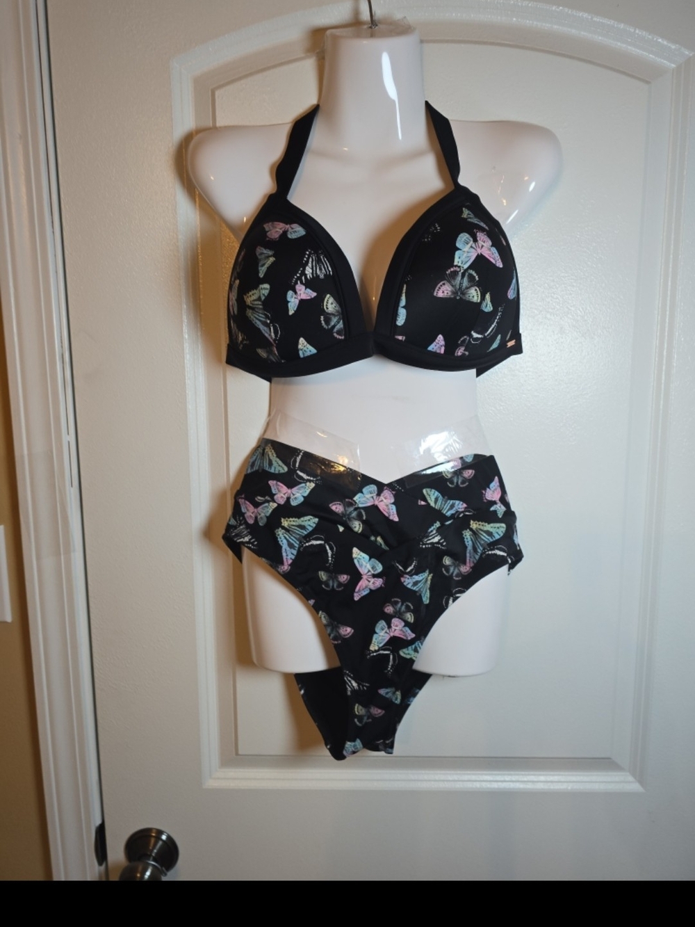 Victoria Secret Pink Butterfly bikini set 34C-D/36C-D/Lg